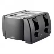 Brentwood Cool Touch 4 Slice Toaster In Black