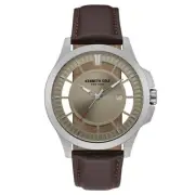 Kenneth Cole New York Men's Watch Analog Quartz Leather 10027444