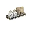 Stylish and Practical Wall Mounted Spice Racks Available in Silver or Black