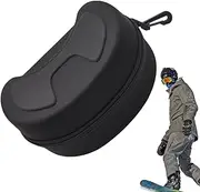 [Generic] Ski Goggle Case, Hard Ski Goggle Case, Eva Goggle Storage Box, Snow Goggles Storage Case, Water-resistant Goggle Case, Shockproof Goggle Case, Ski Goggle Protection Case, Goggles Hard Case