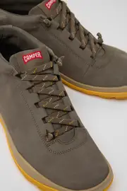 Peu Pista GORE-TEX Brown gray leather sneakers for women
