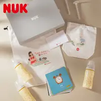 在飛比找PChome24h購物優惠-【NUK】防脹氣PPSU感溫奶瓶新生兒禮盒 Love You