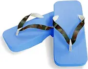 Hajime(一歩) [One Step] [Hajime] Geta Geta Clogs, Soft and Water Resistant, Made of Sponge, 10.6 inches (27 cm), SB/Camouflage x Green, Camouflage x Green (Meisai x Green/27), Maisai × Green, 27.0 cm
