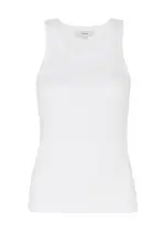 Vince Ribbed Stretch-jersey Tank - White - XL (UK16 / XL) XL (UK16 / XL)