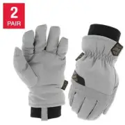 Mechanix Wear DuraHideX Driver Cold Weather Water Resistant Gloves, 2-pack L