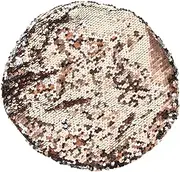 [WRITWAA] Fashionable Beret Hat for Women Sequin Decorative Beret for Parties and Daily Wear Golden