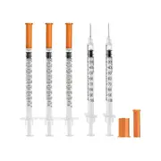 Disposable Sterile Syringe 1cc 30ga 1/2 Inch Needle,individual Package (30pcs)