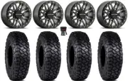 Raceline Ryno Bdlk 15" Wheels Gm 30" Intersect Tires Textron Wildcat XX