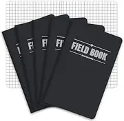 Field Notebook - 3.5"x5.5" - Graph Memo Book - Pack of 5 Graph