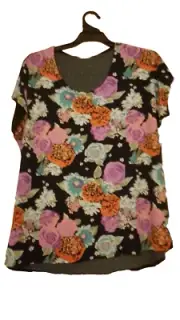 Beautiful Multi-Coloured Size S Taking Shape Primrose Polyester Top Was $109.95