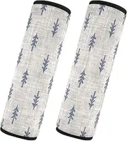 Car Seat Belt Pads Set of 2 Soft Unique Auto Seatbelt Shoulder Pad Camera Bag Strap Cover Car Accessories for Adults Youth Kids M French Farmhouse