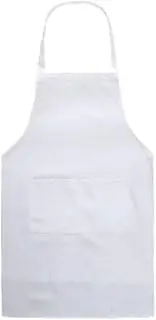 Chefs Apron SENRISE Chefs Apron Plain Color, Adult Women Unisex, Durable Comfortable with Front Pocket Washable for Cooking Baking Kitchen Restaurant Crafting
