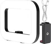 Phone Ring Light,Video Fill Lamp Stabilizer for Camera | Anti-Shake Selfie Square Ring Light for Beauty Makeup, Indoor and Outdoor Studio