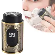 Portable Digital Display Dragon Design Mini Shaver Home Beard Trimmer For Men