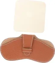 [Healvian] Portable Leather Eyeglass Case Soft Stylish Eyewear Pouch for Sunglasses and Spectacles Durable Protection From Scratches and Stains present for Friends and Loved Ones
