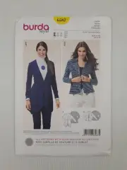 Burda Sewing Pattern 6587 Women's Jacket Pattern Size US 8-20 EUR 34-46 NEW