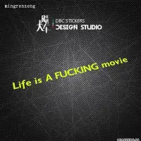 在飛比找蝦皮購物優惠-新上市 LIFE IS A FXCKING MOVIE 個性