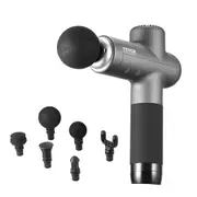 Massage Gun Deep Tissue, Percussion Muscle Massager for Athletes - with 8 Speed Levels & 6 Massage Heads, 24V 2500mAh Batteries, Handheld Electric Massage Gun for Pain Relief, Muscle