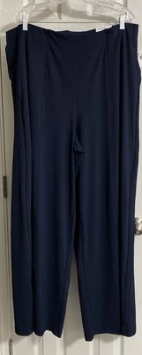Old Navy Dress Pants Womens XXL Navy Blue Stretch Powersoft Go-Dry & Pockets NWT