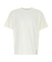 Bottega Veneta Notebook Detailed Regular Fit T-Shirt S,M CHALK