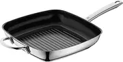 [WMF] Grill Pan Coated 28 X 28 cm Devil Pouring Rim Stainless Steel Handle Cromargan® Stainless Steel Ceradur Suitable for Induction Hand Wash
