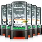 6x Loreal Men Expert Magnesium Defence Hypoallergenic Shower Gel 300ml