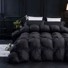 Three Geese Pinch Pleat Goose Feathers Down Comforter King Size Duvet Insert,...