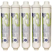 5x In Line Coconut Carbon Fridge Water Filters Filter Samsung Westinghouse LG QF