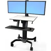 Ergotron Workfit-C Sit-Stand Dual LCD Black.