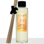 LOVSPA Natural Reed Diffusers Oil Refill and Scented Sticks Set| Room Diffusi...