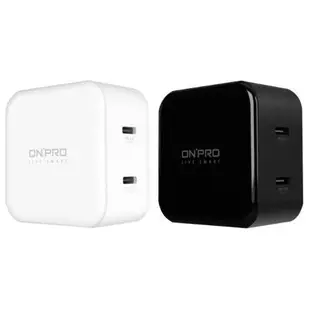 ONPRO UC-DUOPD30W 快充PD30W 雙孔Type-C 附萬國轉接頭 充電頭 豆腐頭