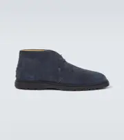 [Tod's] Tod's Suede desert boots UK 6 blue