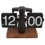 Vintage Digital Flip Page Clock Automatic Turning Mechanical Clock