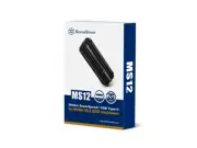 SilverStone MS12 M.2 NVMe external SSD Enclosure with USB 3.2 Gen 2x2 TYPE-C -F3