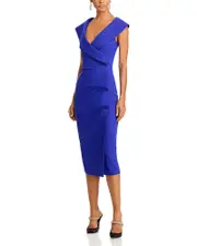 Chiara Boni La Petite Robe Draped Faux Wrap Dress - Exclusive