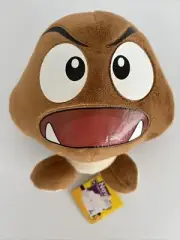 Goomba 8 Inch Plush | Super Mario Bros Soft Toy | RARE Banpresto 2009 With Tags