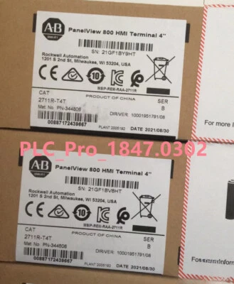 Factory Sealed 2711RT4T Allen-Bradley 2711R-T4T PanelView 800 HMI Terminal 4"