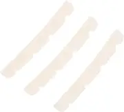 JEWEDECO Bass Pillow Guitar String Nut Set Ox Bone Guitar Accessories 42x3.2x4.8mm 3pcs