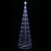 LED Digital Flash Strands Tree White