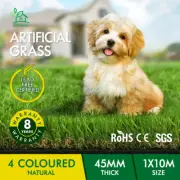 OTANIC Artificial Grass 45mm 1x10m Synthetic Turf 10SQM Roll Fake Yarn Lawn