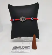 MANO DE FATIMA CON OJO TURCO PULSERA / HAND OF FATIMA WITH TURKISH EYE BRACELET