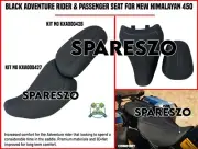 "BLACK ADVENTURE RIDER & PASSENGER SEAT" FIT FOR ROYAL ENFIELD NEW HIMALAYAN 450 (for: Royal Enfield)