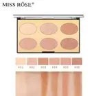 6 Color Face Contour Bronzer Shimmer Highlight 3D Brighten Shadow Powder Palette