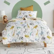 Jack & Ava Comforter Set (At The Zoo) - Double