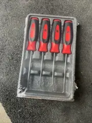 For SNAP ON TOOLS RED Mini Soft Grip INSTINCT Awl Hook Pick Set SGASA204C New