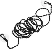 Cabilock Clothesline for Outdoors Portable Clothesline Hooks 1.5m Retractable Travel Clothes Drying Line Indoor