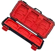 OSALADI Memory Card Box 15 Cf Memory Stick Storage 1pc Card Protective Case Waterproof and Sturdy 6 Card and 36 Slots