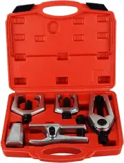 5Pcs Front End Tool Kit Pitman Arm Puller Ball Joint Separator Tie Rod Remover