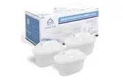 3 Replacement Water Jug Pitchers Filter Cartridge for Brita Maxtra+/Mavea,Marella Jug XL 2.4L 3.5L,Aluna Jug Frosted White,Elemaris,Navelia Frosted