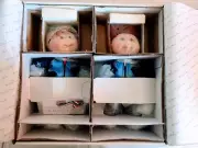 Vintage Cabbage Patch Kid Porcelain Limited Edition Team USA Olympikids Set NIB